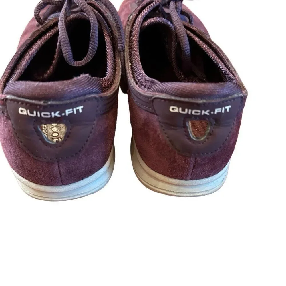 Sketchers maroon tennis shoes- size 8